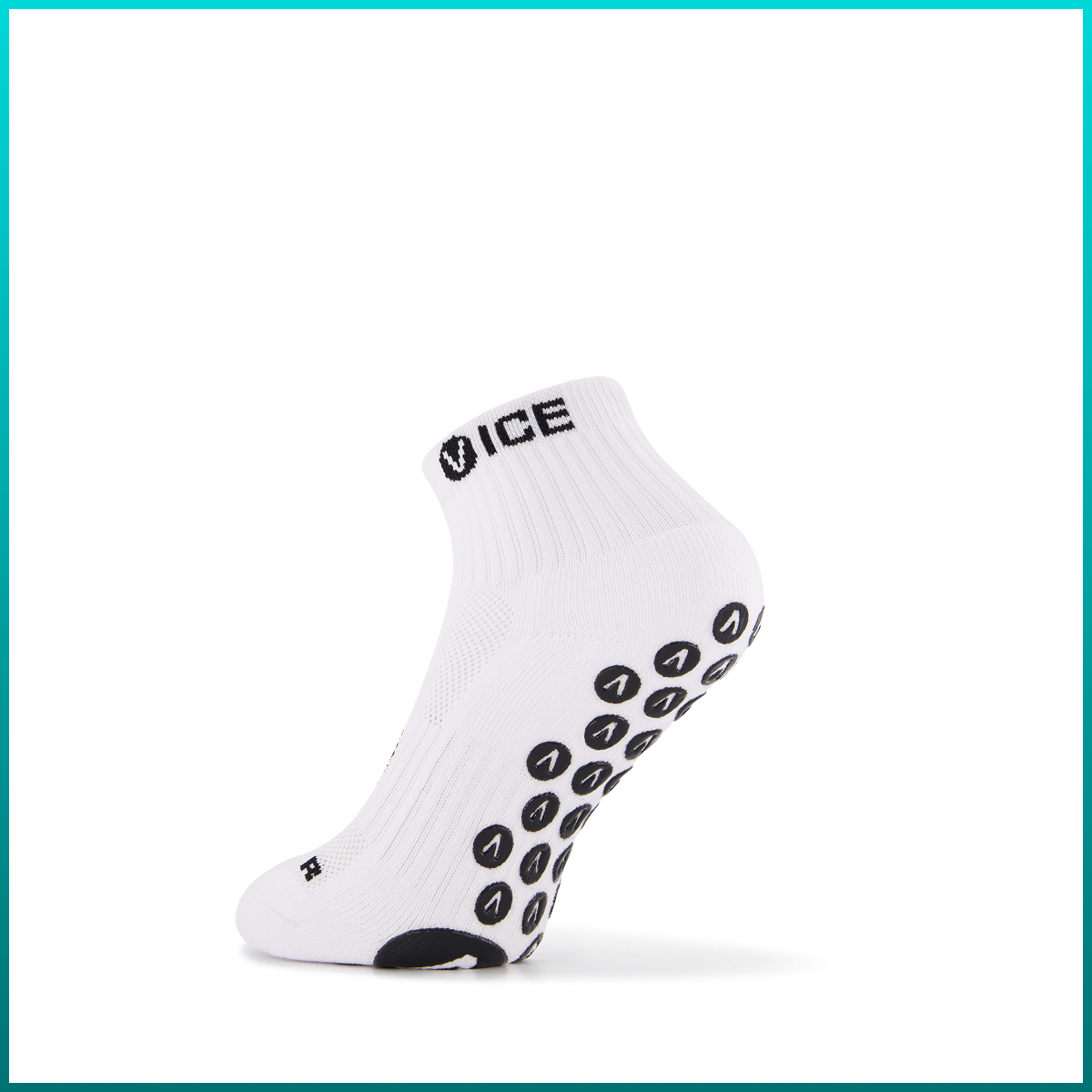 Grip Socks - White Quarter Crew