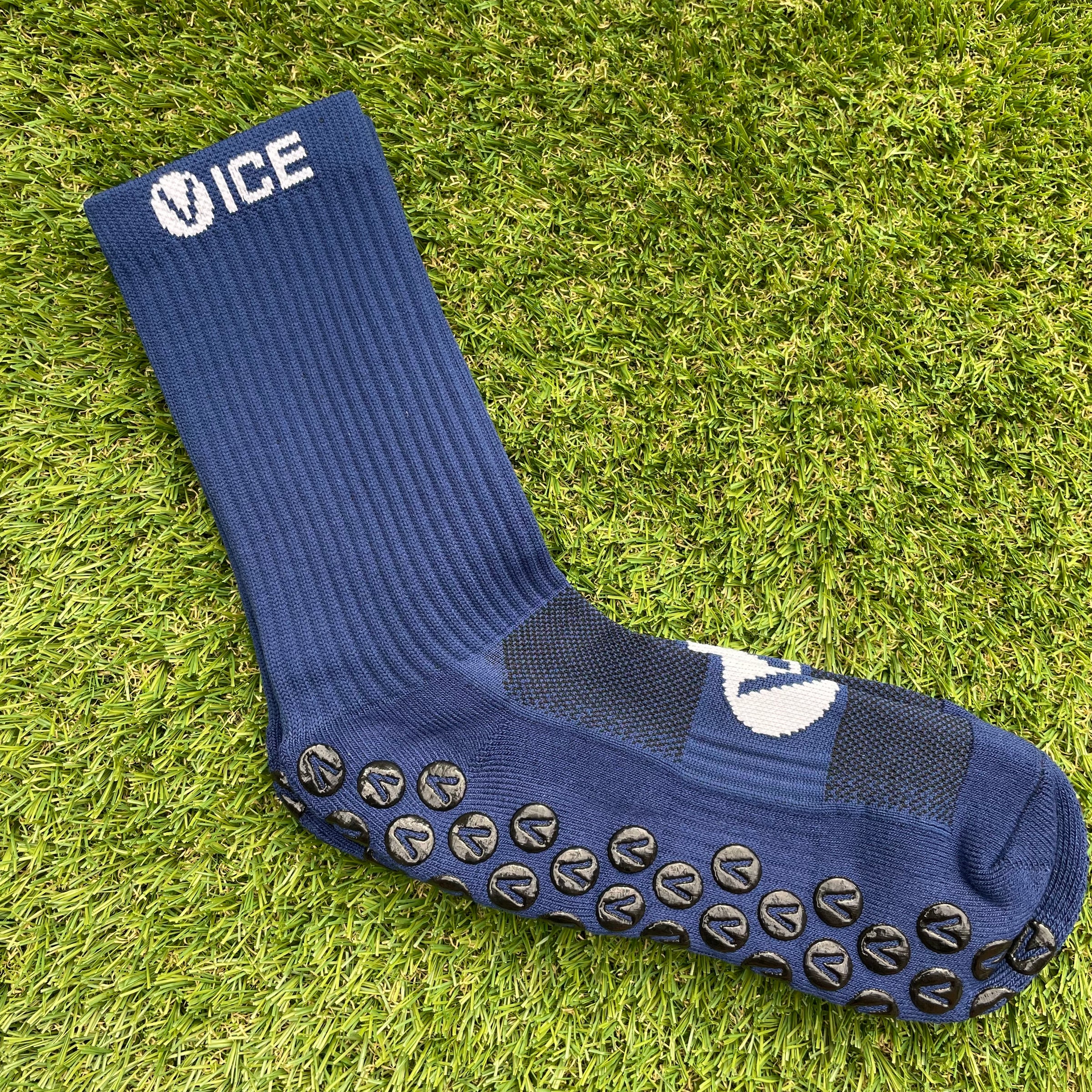Grip Socks - Navy Crew