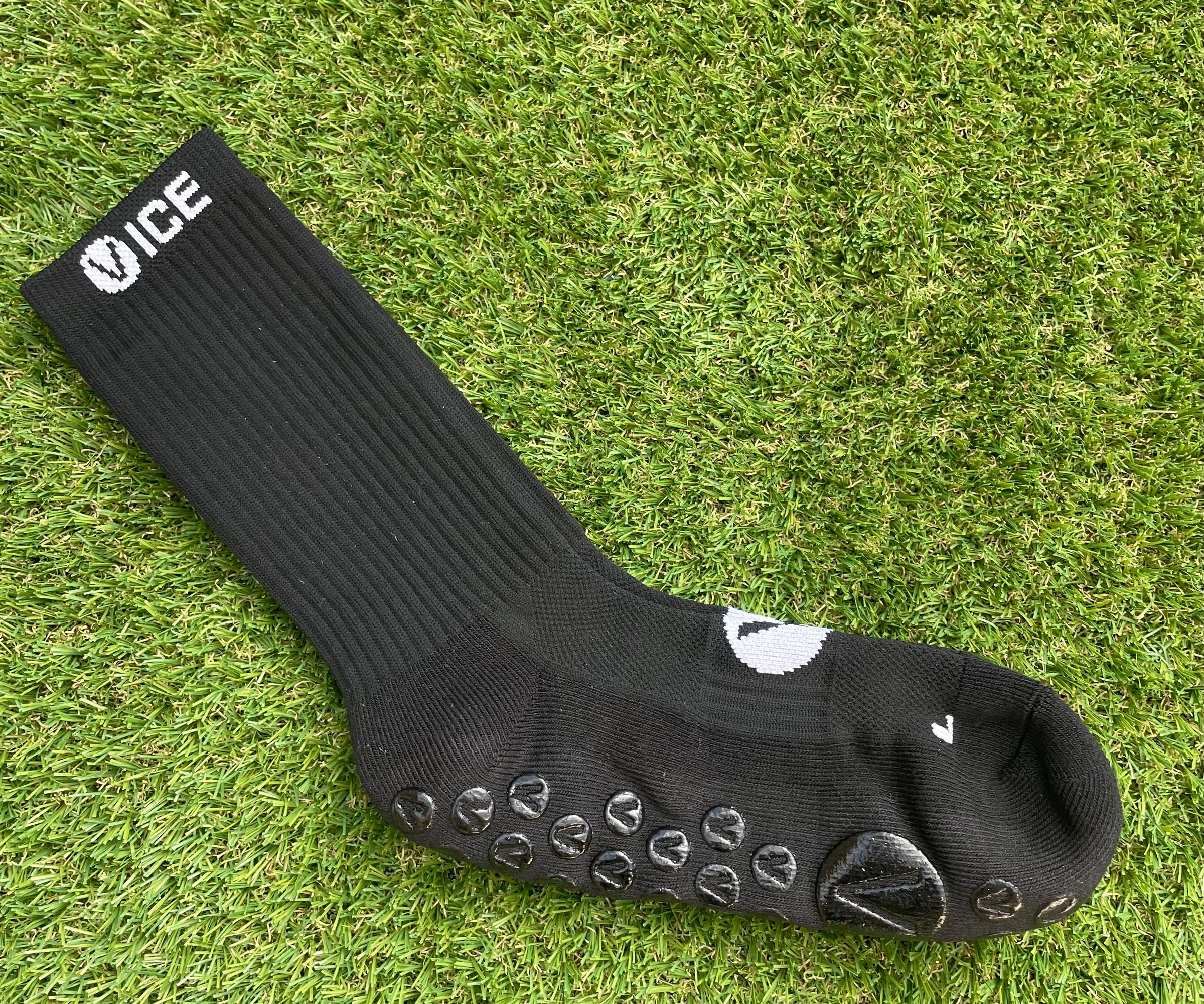 Grip Socks - Black Crew
