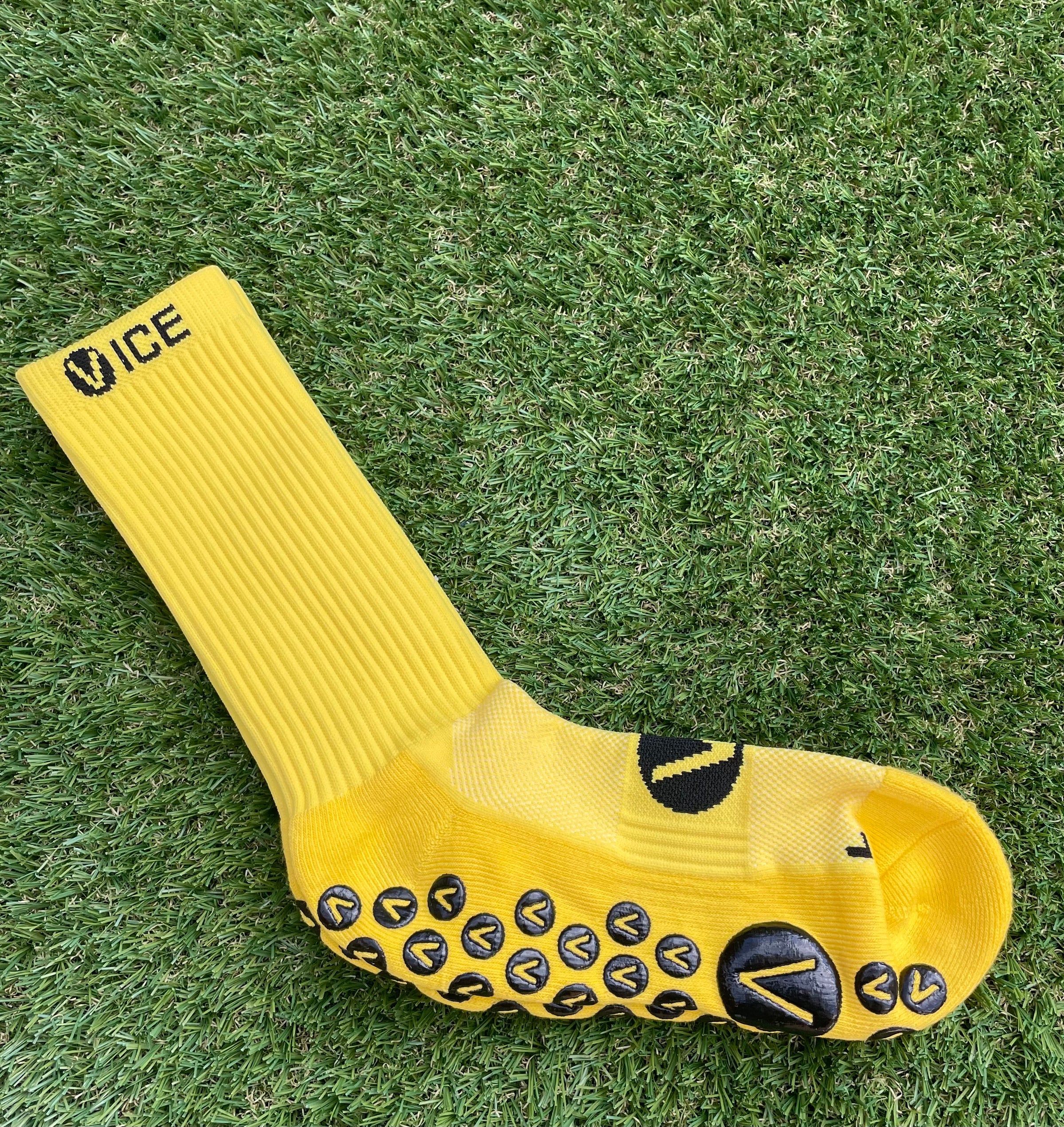 Grip Socks - Yellow Crew
