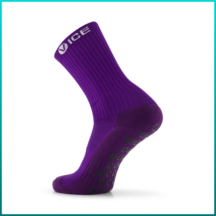 Grip Socks - Purple Crew
